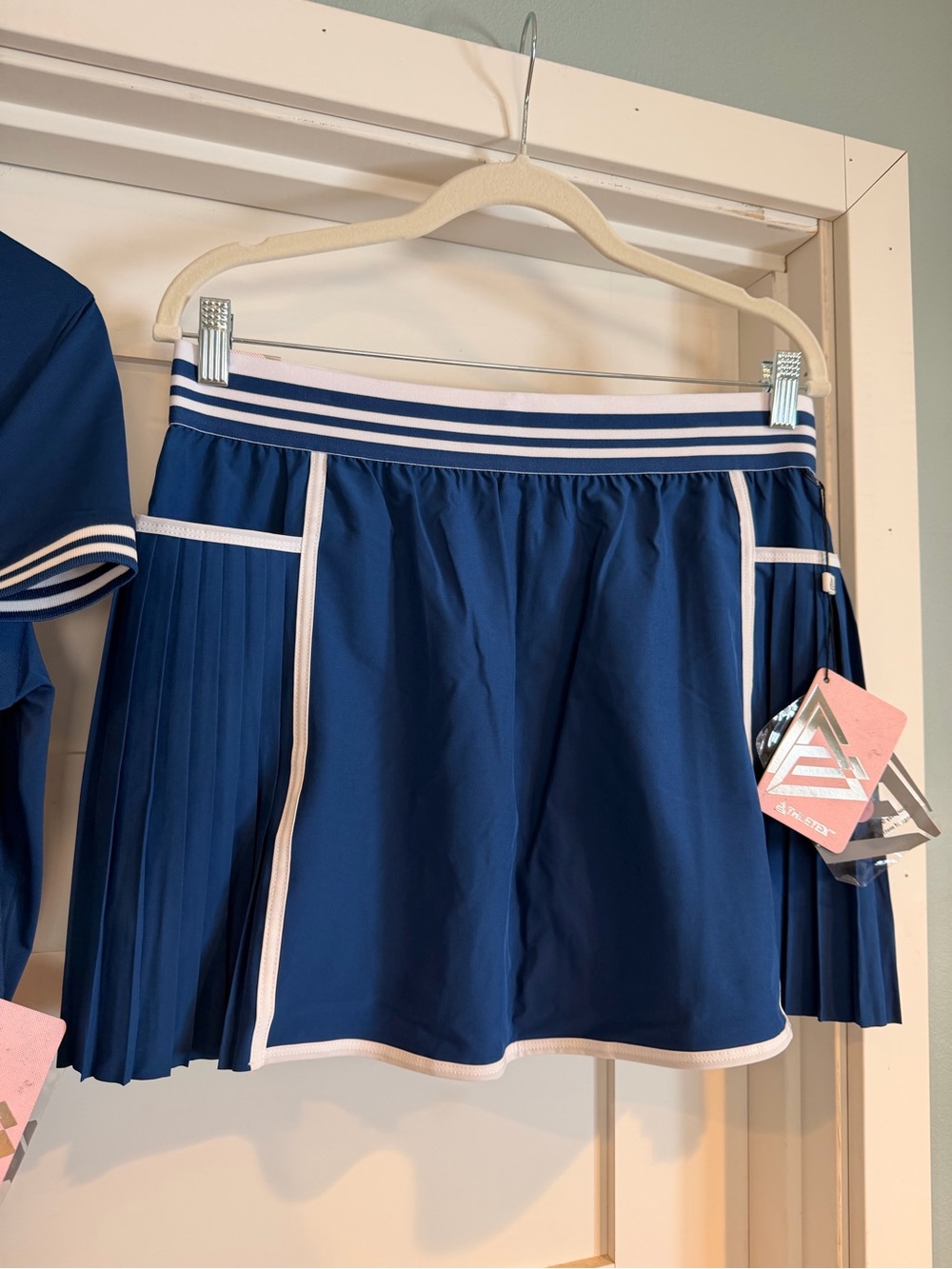 Navy Women's Tennis Polo & Skort Set - Picture 3 of 9
